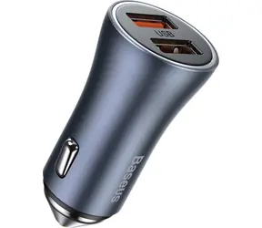 Baseus CCJD-A0G Nabiječka do auta 5A / 2x USB-A / 40W