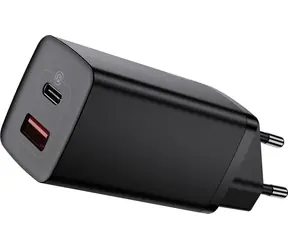 Baseus CCGAN2L-B01 GaN5 Pro Rychlonabijecí adaptér černá / 2x USB-C / 1x USB-A / 65W