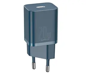 Baseus CCSUP-B03 Rychlonabijecí adaptér modrá / USB-C / 20W