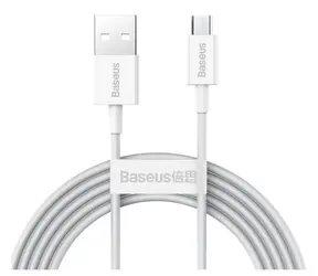 Baseus CAMYS-A02 Kabel USB-A (M) - Micro USB (M) 2 m bílá