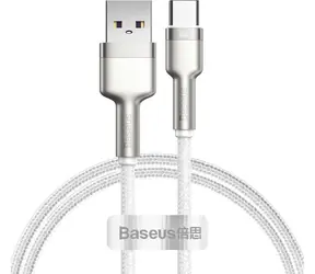 Baseus CAKF000102 Kabel USB-A (M) - USB-C (M) 1 m bílá / 66W