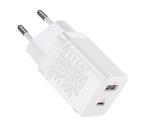 Baseus CCSUPP-E02 Rychlonabijecí adaptér bílá / USB-A / USB-C / 30W
