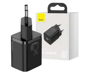 Baseus CCSP020101 Rychlonabijecí adaptér černá / USB-C / 25W
