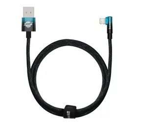 Baseus CAVP000021 MVP Kabel USB-A (M) - Lightning (M) 1 m černo-modrá / 20W