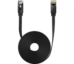 Baseus WKJS000301 Síťový kabel CAT6 15 m černá / Patch kabel / RJ45 - RJ45 / 1Gbps