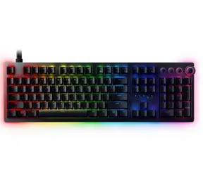 Razer Huntsman V2 černá / Herní klávesnice / mechanická / USB / spínače Razer Optical Red / SKD 