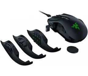 Razer Naga V2 Pro černá / Bezdrátová herní myš / optická / HyperScroll / 30000 DPI / 12 tlačítek / USB-C / Bluetooth 