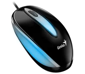 Genius DX-Mini Optická drátová myš s podsvícením RGB černá / 1000 dpi/ USB