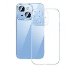 Baseus ARJB010002 Crystal kryt pro Apple iPhone 14 Plus čirá / + tvrzené sklo