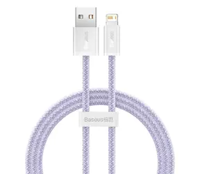 Baseus CALD040005 Kabel USB-A (M) - Lightning (M) 1 m fialová