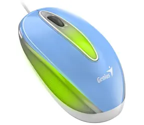 Genius DX-Mini Optická drátová myš s podsvícením RGB modrá / 1000 dpi/ USB