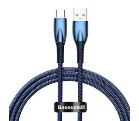 Baseus CADH000403 Kabel USB-A (M) - USB-C (M) 1 m modrá / 100W