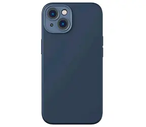 Baseus ARYC000603 Liquid Silica magnetický kryt pro Apple iPhone 14 Plus modrá / + tvrzené sklo