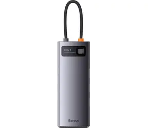 Baseus WKWG080213 StarJoy Dokovací stanice / 3x USB 3.1 / HDMI / USB-C PD / RJ45 / microSD/SD