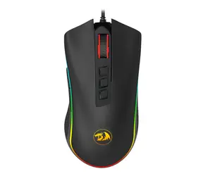 Redragon Cobra M711 černá / Herní optická myš / 10000 DPI / USB / 7 tlačítek / RGB podsvícení / 1.8 m
