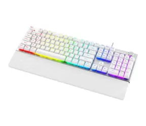 KRUX Frost RGB bílá / Herní klávesnice / Drátová / US layout / RGB