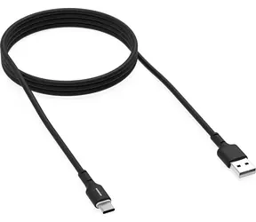 KRUX KRX0047 Nabíjecí kabel USB-A - USB-C 1.2m černá / QC 3.0 / podpora rychlého nabíjení