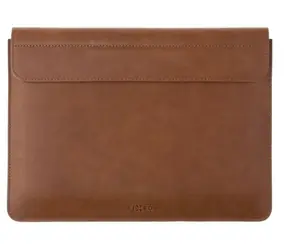 FIXED Oxford Kožené pouzdro pro Apple MacBook Air 15.3" (2023) M2 hnědá