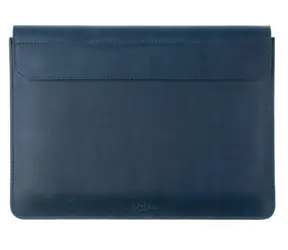 FIXED Oxford Kožené pouzdro pro Apple MacBook Air 15.3" (2023) M2 modrá