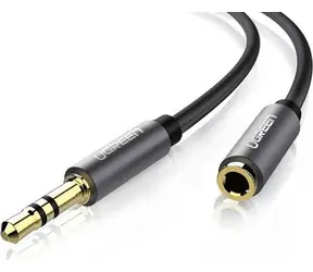 UGREEN AV118 Prodlužovací kabel 3.5 mm jack (M-F) 1.5 m černá