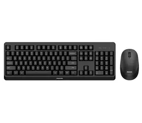 Philips SPT6307BL černá / Bezdrátový set klávesnice a myši / membránová / optická / 1600 DPI / USB-A 