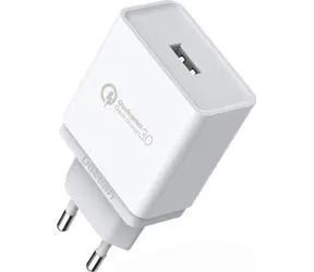 UGREEN CD122 Nabíječka pro mobilní telefony bílá / USB-A / QC3.0 / 18W