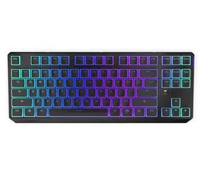 Endorfy Thock TKL Red Pudding černá / Herní klávesnice / Bezdrátová / USB / US layout / 87 kláves / RGB