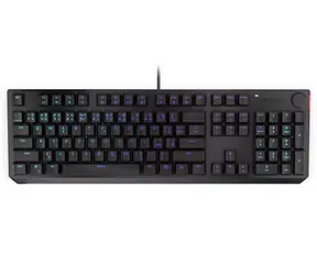 Endorfy Thock CZ Red černá / Herní klávesnice / Drátová / USB / CZ layout / 104 kláves / RGB