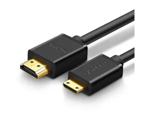 UGREEN HD108 Kabel MiniHDMI - HDMI(M-M) 4K60Hz 1.5m černá