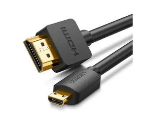 UGREEN Kabel Micro HDMI - HDMI (M-M) 4K 3D 2m černá