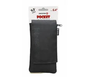 SWISSTEN POCKET Univerzální látkové pouzdro pro telefon do 6.4" černá
