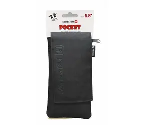SWISSTEN POCKET Univerzální látkové pouzdro pro telefon do 6.8" černá