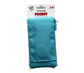 SWISSTEN POCKET Univerzální látkové pouzdro pro telefon do 6.8" modrá