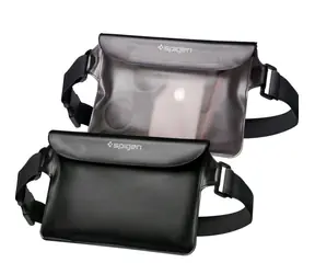 Spigen Aqua Shield WaterProof Voděodolné pouzdro A620 2 ks černá & transparetně černá / outdoorové