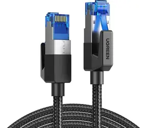 Ugreen NW153 Cat 8 F/FTP Ethernet RJ45 1.5m černá / opletený