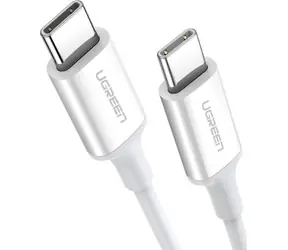 Ugreen US264 Kabel USB-C (M) - USB-C (M) 1.5 m bílá / 60W