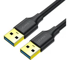 Ugreen Kabel USB-A 3.0 (M) - USB-A 3.0 (M) 3 m černá