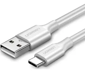 Ugreen Kabel USB-A (M) - USB-C (M) 0.25 m bílá / QC3.0