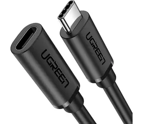 Ugreen Kabel USB-C 3.1 Gen.2 (M) - USB-C 3.1 Gen.2 (F) 1 m černá / 4K / 100W