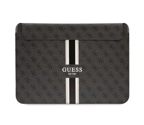 GUESS PU 4G Printed Stripes Computer Sleeve 13/14" černá