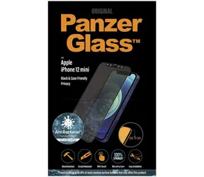 PanzerGlass Privacy Case Friendly AB Tvrzené sklo pro Apple iPhone 12 mini černá