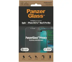 PanzerGlass UWF Privacy AB Tvrzené sklo s aplikátorem pro Apple iPhone 14 Plus/13 Pro Max černá