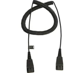 Jabra Kabel QD (M) - QD (M) 0.5 - 2 m černá / spirálový
