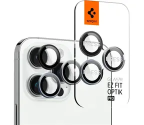 Spigen Glass EZ Fit Optik Pro 2 Pack tvrzené sklo na fotoaparát iPhone 15 Pro/Pro Max/14 Pro/ Pro Max