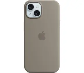 Apple Silikonový kryt s MagSafe pro iPhone 15 jílově šedá