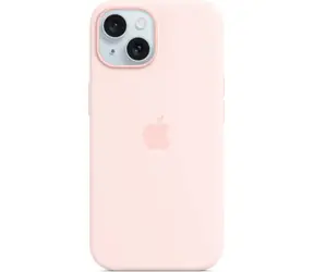 Apple Silikonový kryt s MagSafe pro iPhone 15 světle růžová