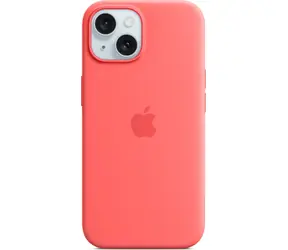 Apple Silikonový kryt s MagSafe pro iPhone 15 světle melounová / doprodej