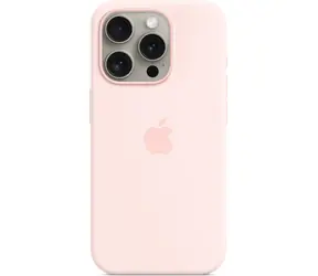 Apple Silikonový kryt s MagSafe pro iPhone 15 Pro světle růžová