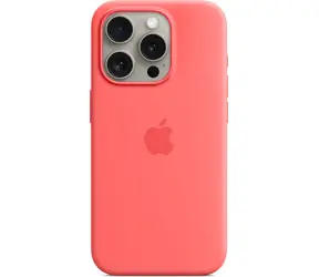 Apple Silikonový kryt s MagSafe pro iPhone 15 Pro světle melounová