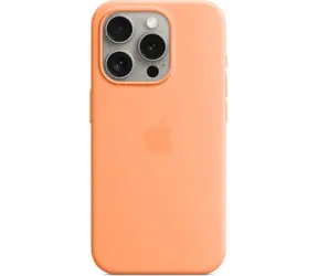 Apple Silikonový kryt s MagSafe pro iPhone 15 Pro sorbetově oranžová